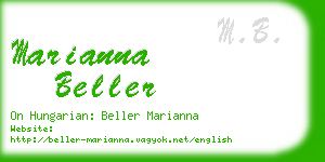 marianna beller business card